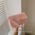 The New Designer Simple Style Messenger Bag Fashionable Autumn/winter One-shoulder Cross-body Bag Handbag In 2021